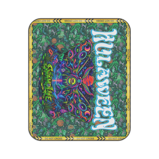 Psychedelic Hulaween Picnic Blanket