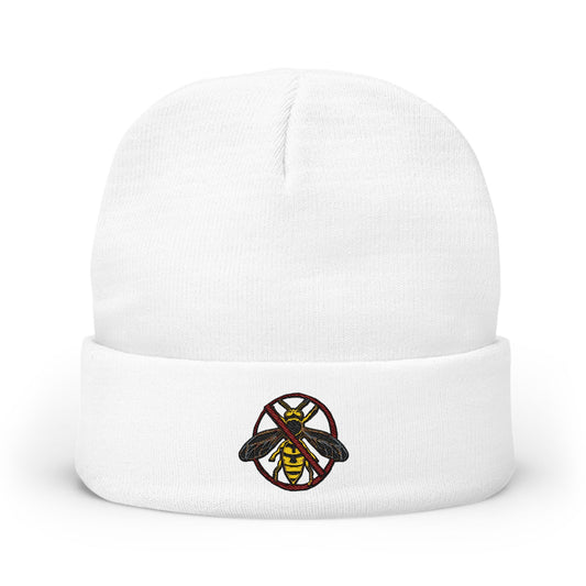 Embroidered "Bee Killa" Knit Beanie