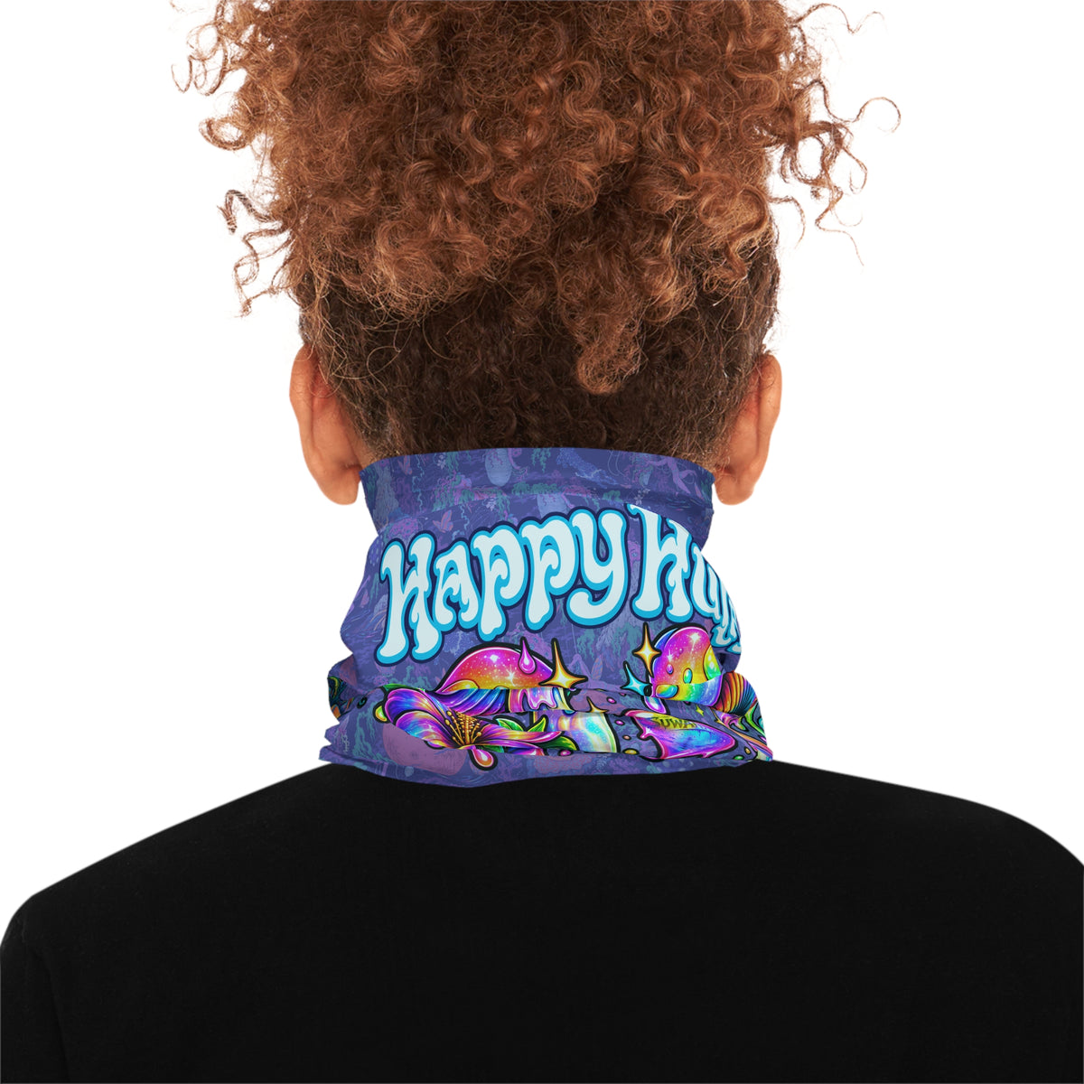 Psychedelic SwampLife Neck Gaiter — Hulaween 2026 - Happy Hula!