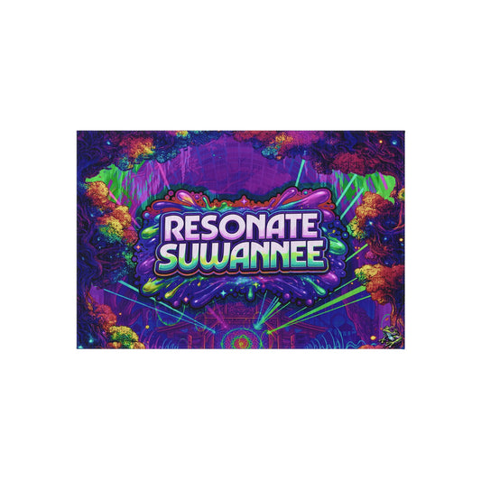 Vibrant Festival Outdoor Rug - Psychedelic Camping Mat