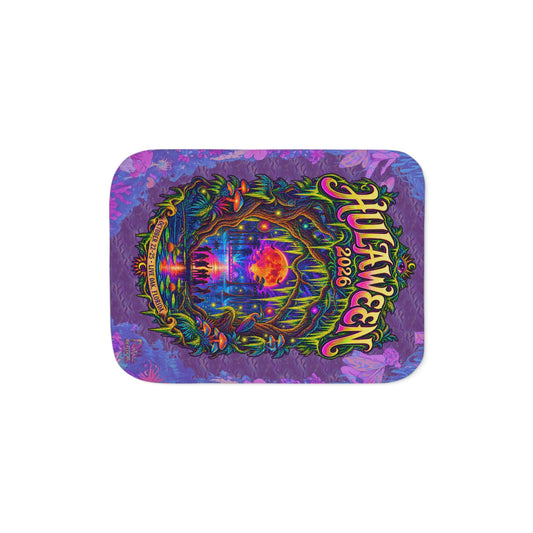 Hulaween 2026 Psychedelic Portal To the Pines - Sherpa Blanket