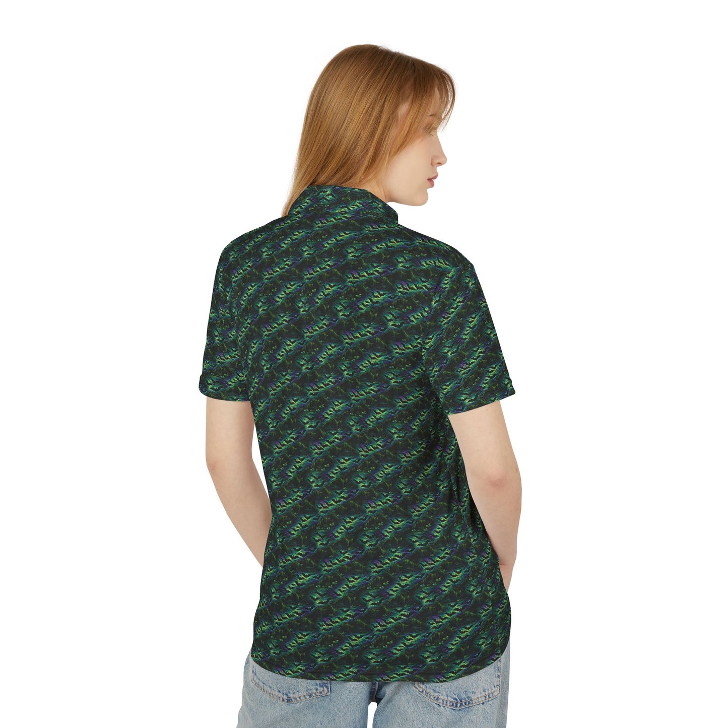 SwampLife Casual Golf Polo - SwampLife Music Pattern