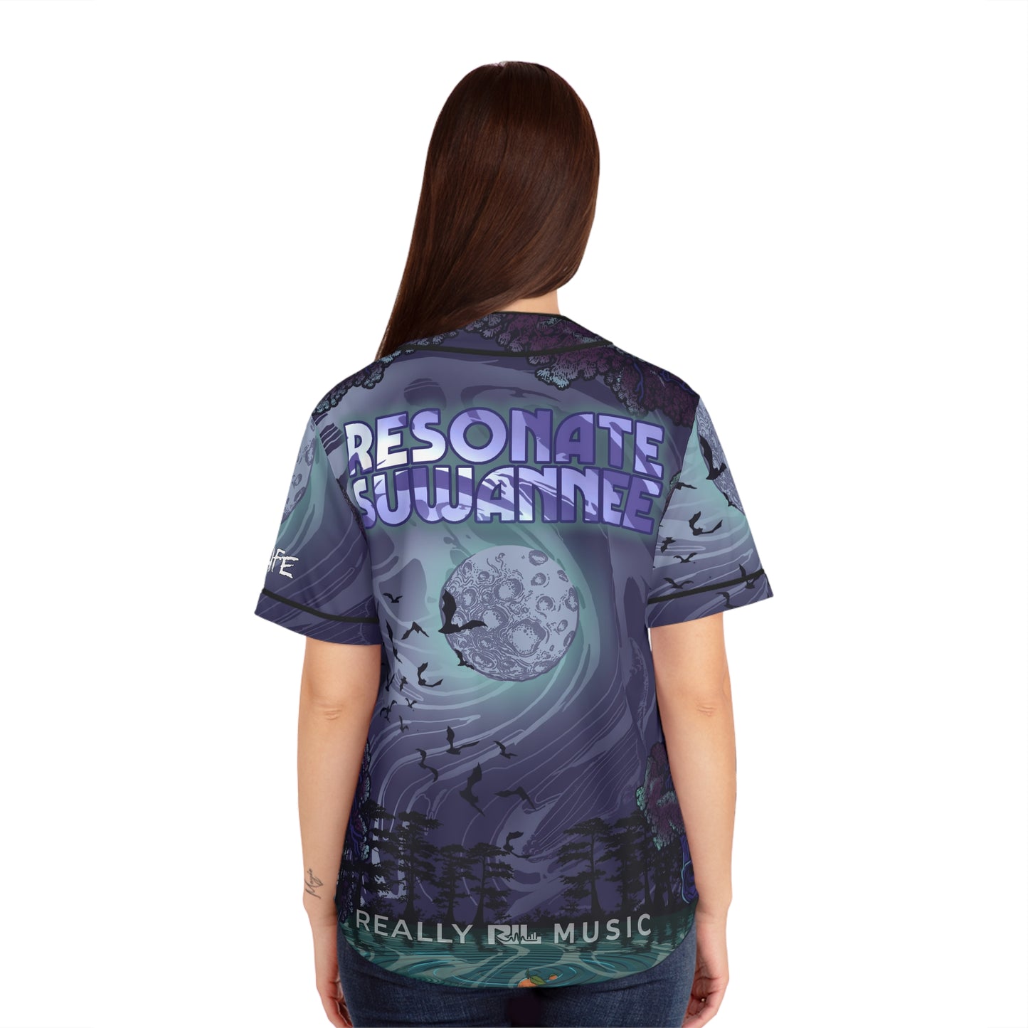 Moonlit SwampLife - Women's Baseball Jersey