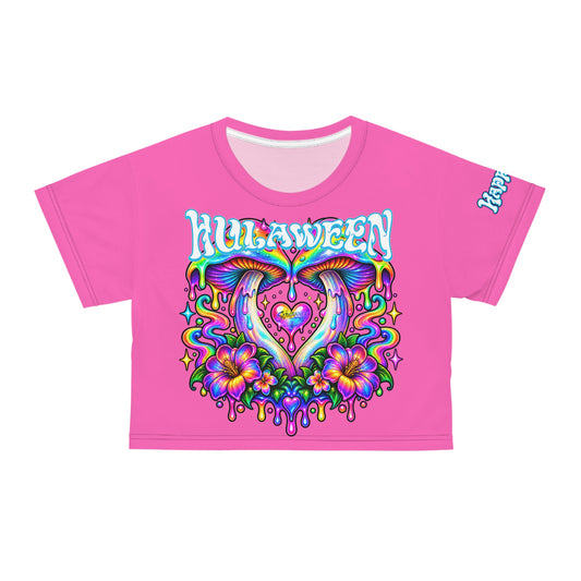 Hulaween Suwannee Love - Heart Crop Tee