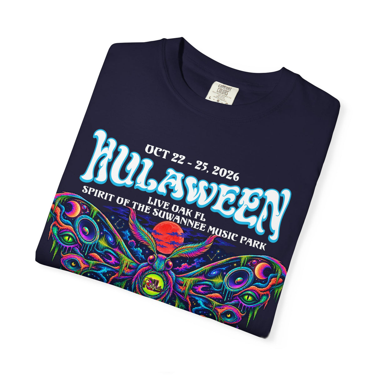 Hulaween Swamplife Moth Graphic T-Shirt