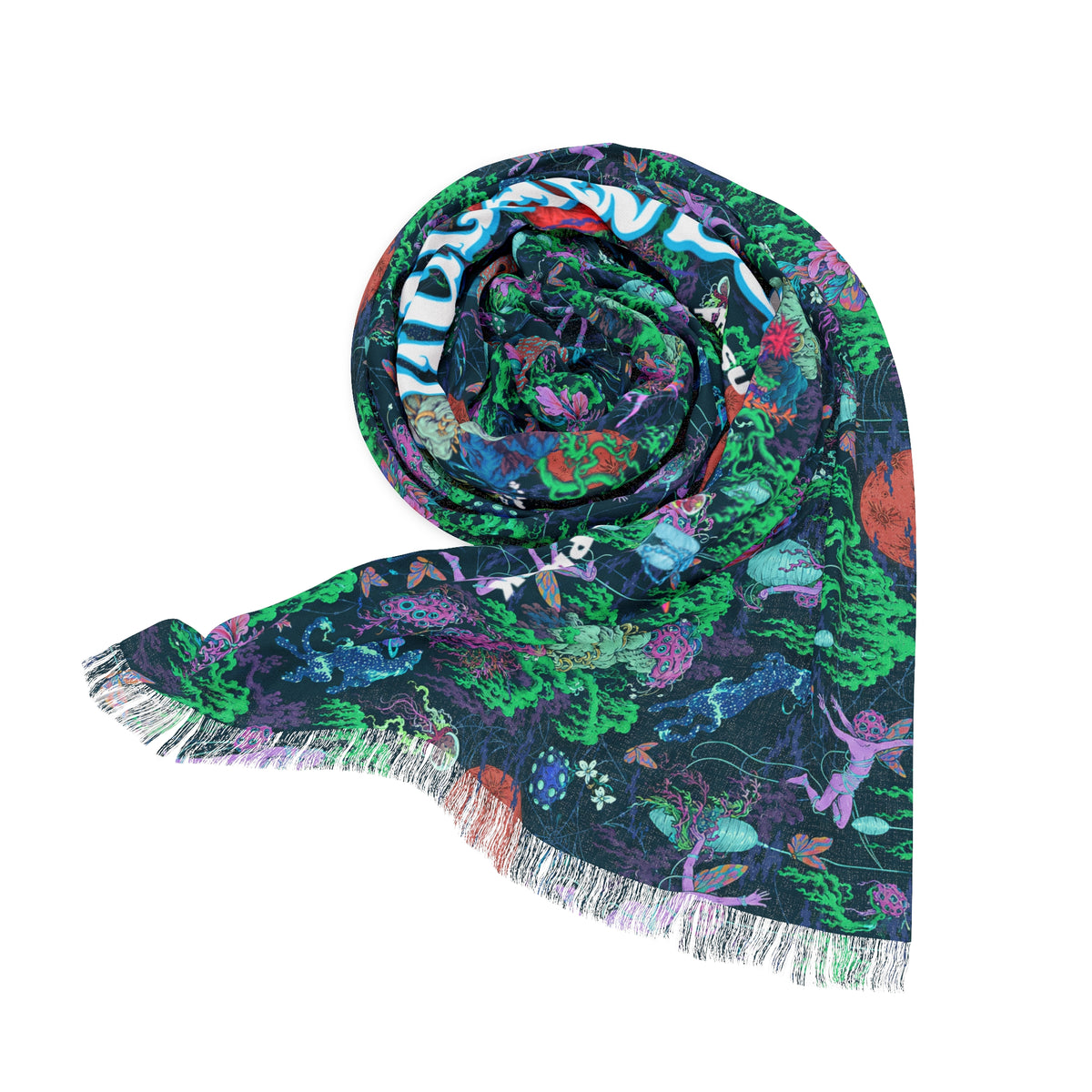 Halloween Floral Light Scarf