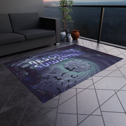 Outdoor Rug/Festival Mat — Moonlit Forest