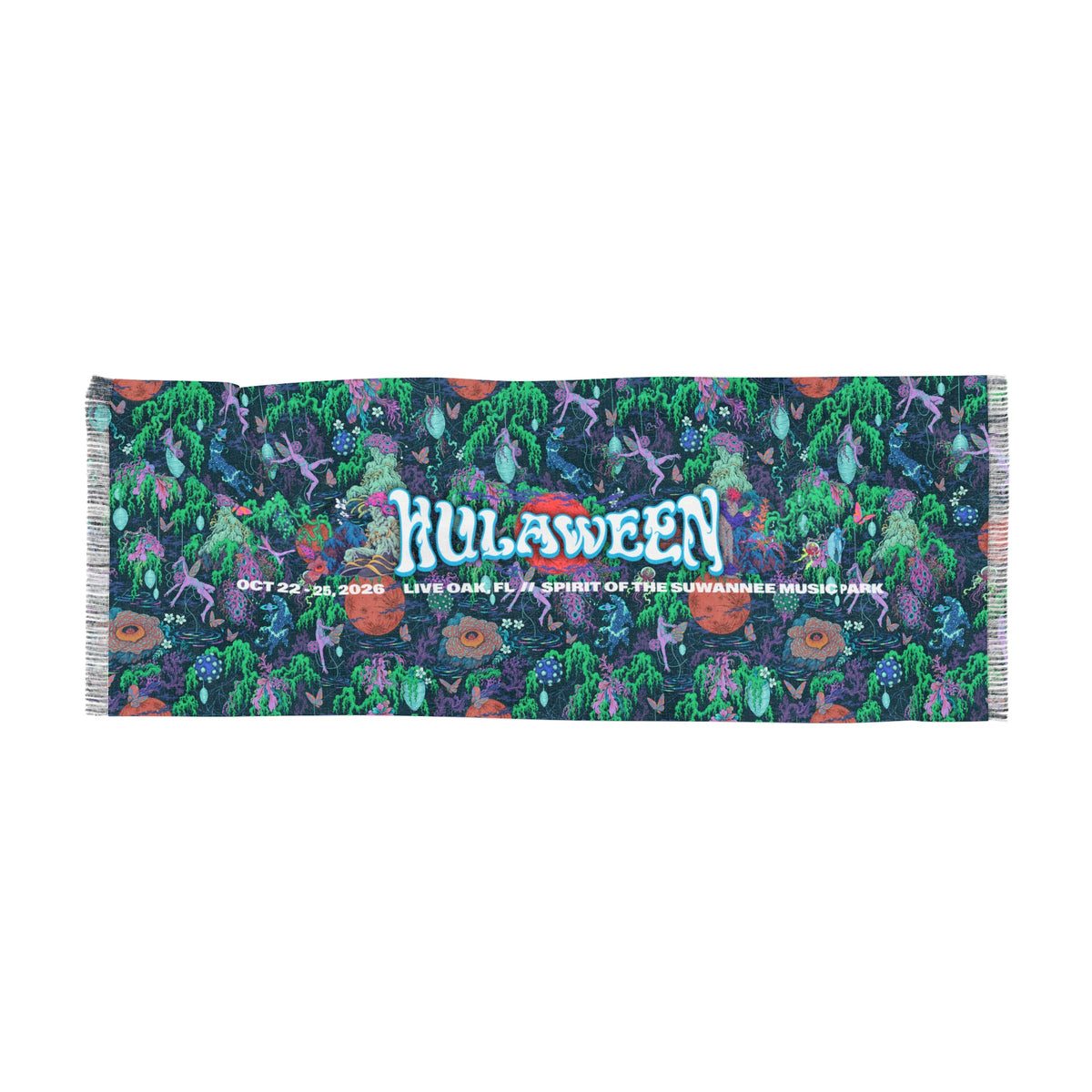 Halloween Floral Light Scarf