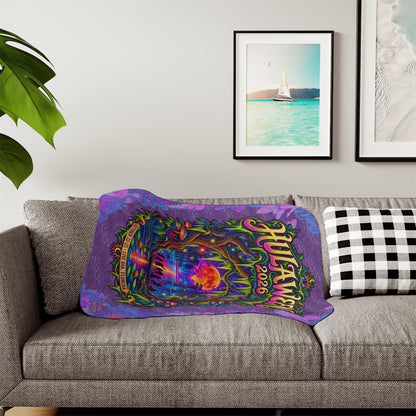 Hulaween 2026 Psychedelic Portal To the Pines - Sherpa Blanket