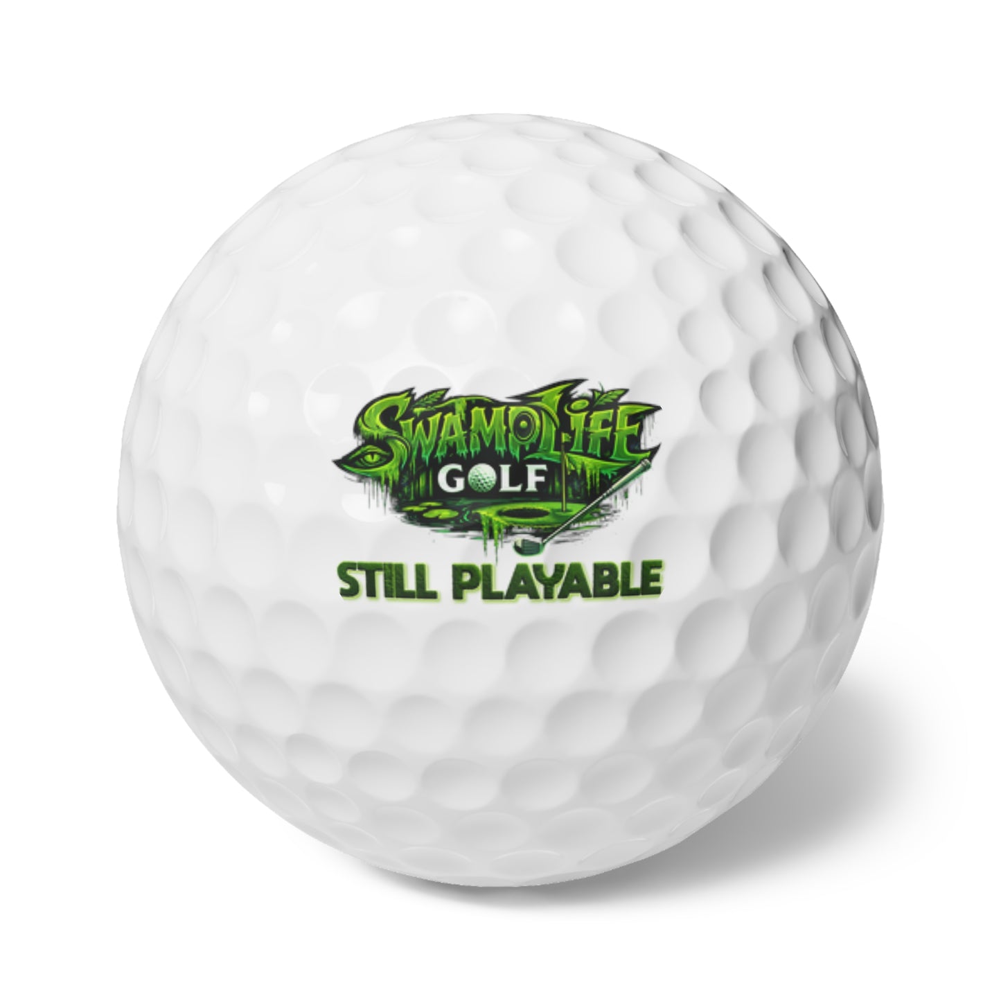 SwampLife: Golf - "Still Playable" Golf Balls, 6pcs