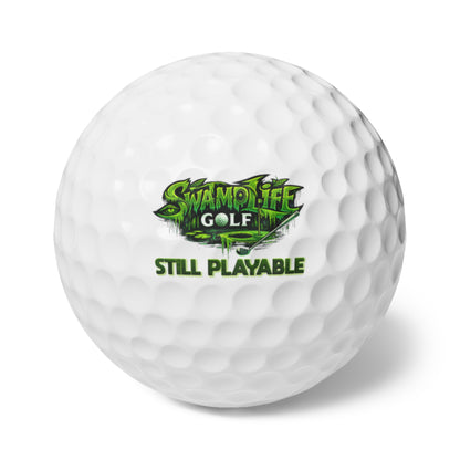 SwampLife: Golf - "Still Playable" Golf Balls, 6pcs