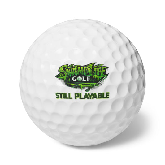 SwampLife: Golf - "Still Playable" Golf Balls, 6pcs