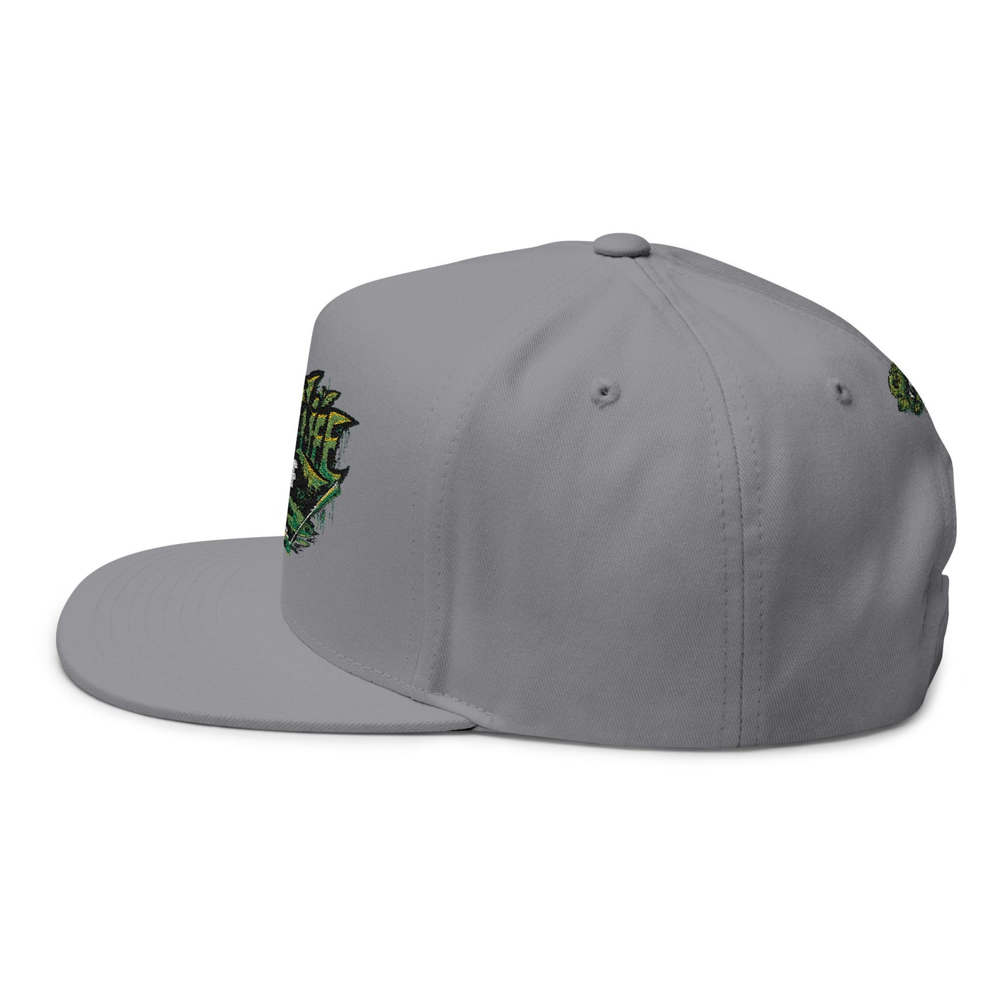 SwampLife Golf - GATOR Edition Embroidered Flat Bill Cap