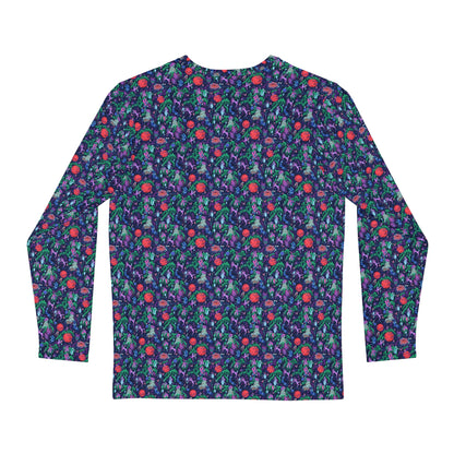 Hulaween Trippy All-Over Print Long Sleeve Festival Shirt