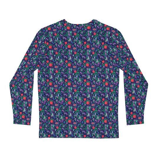 Hulaween Trippy All-Over Print Long Sleeve Festival Shirt
