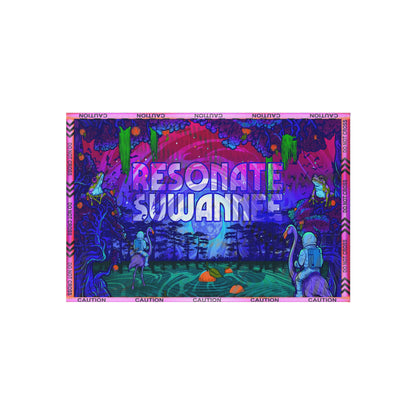 Outdoor Rug/Festival Mat — "KEEP OUT"