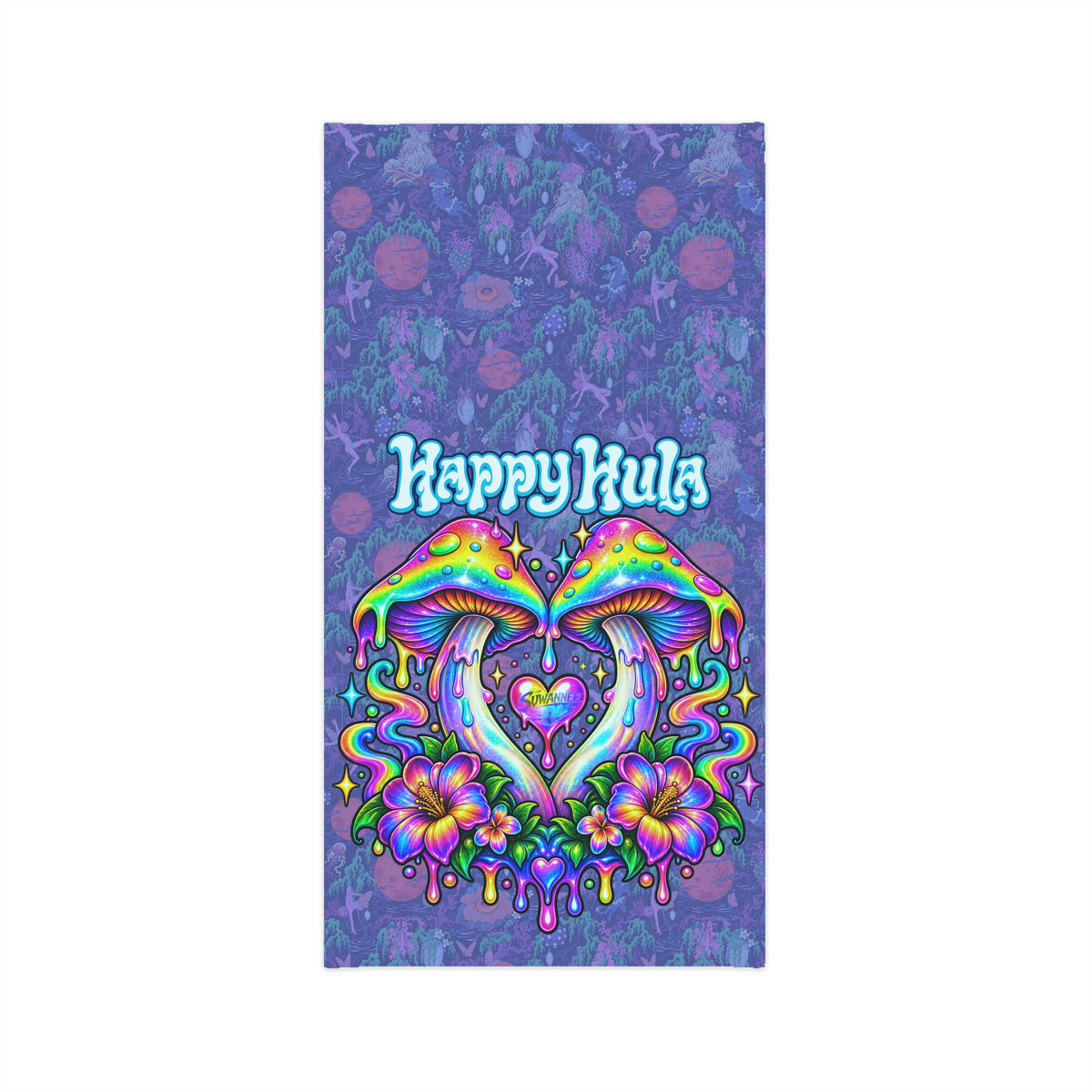 Psychedelic SwampLife Neck Gaiter — Hulaween 2026 - Happy Hula!