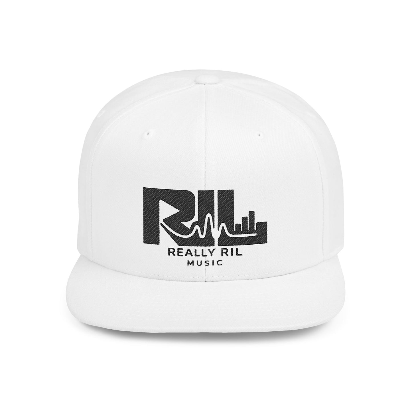 "Really Ril Music" Flat Bill Snapback Hat
