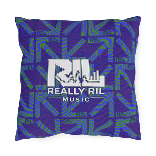 Really Ril Music Outdoor Pillow