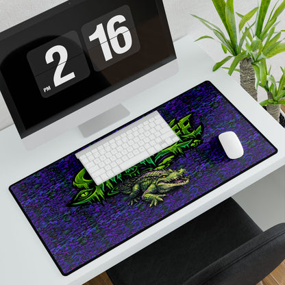 Swamp Life Alligator Desk Mat