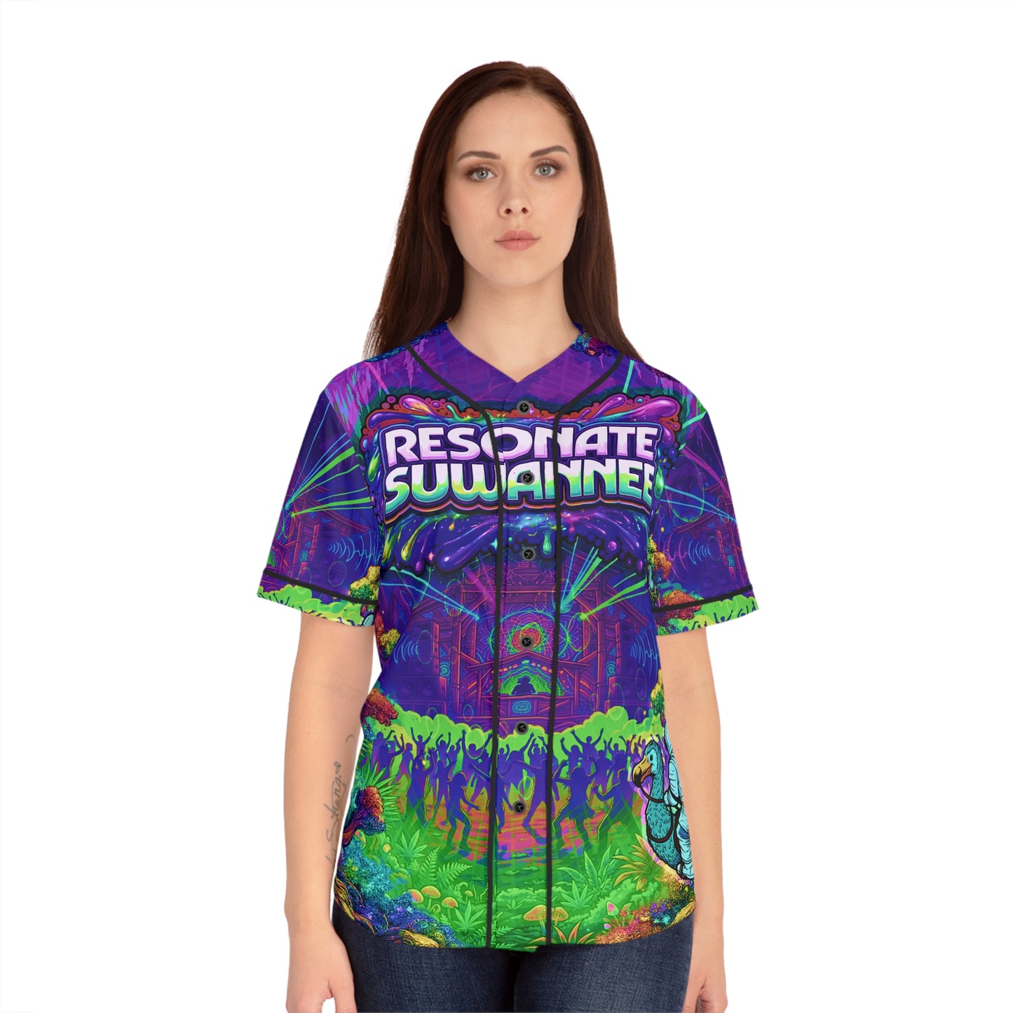 Vibrant Festival Women's Baseball Jersey