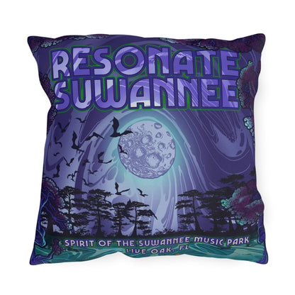 Vibrant SwampLife- Outdoor Pillow