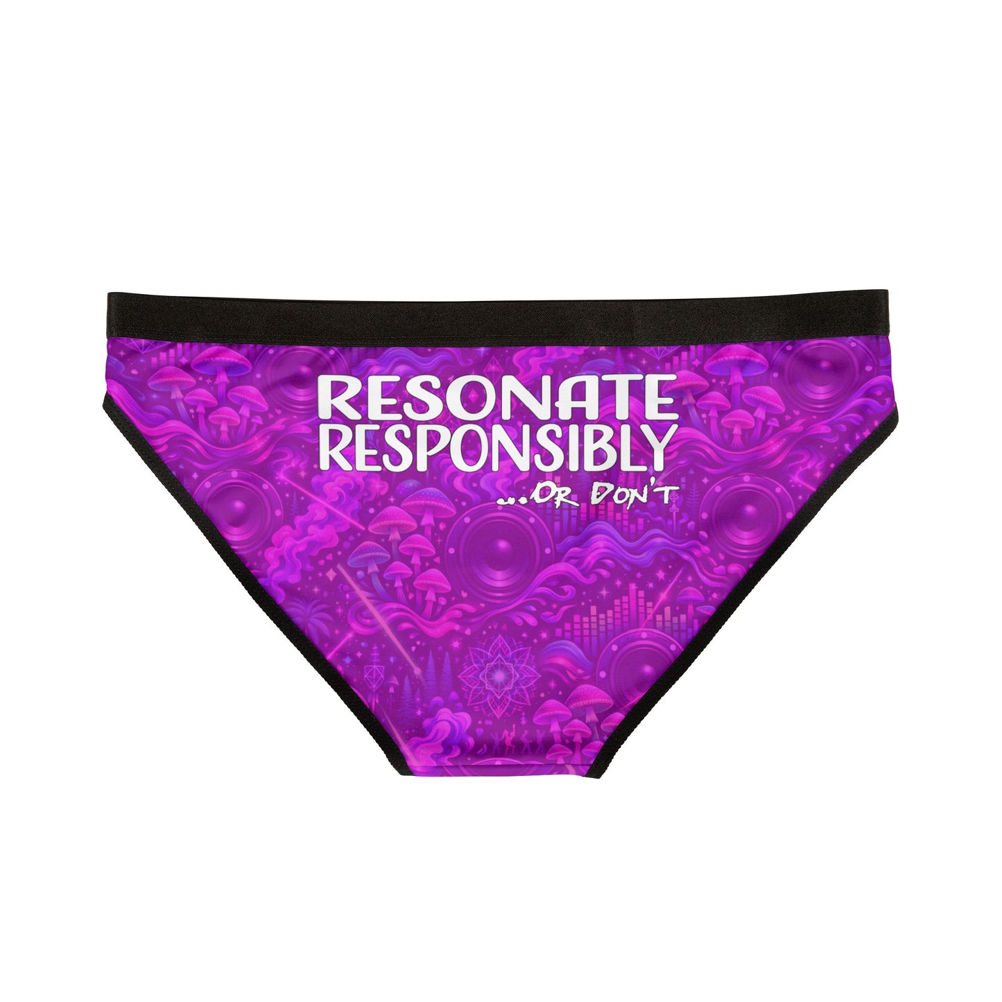 SwampLife Purple Psychedelic Print Underwear (Resonate Responsibly... or Don't)