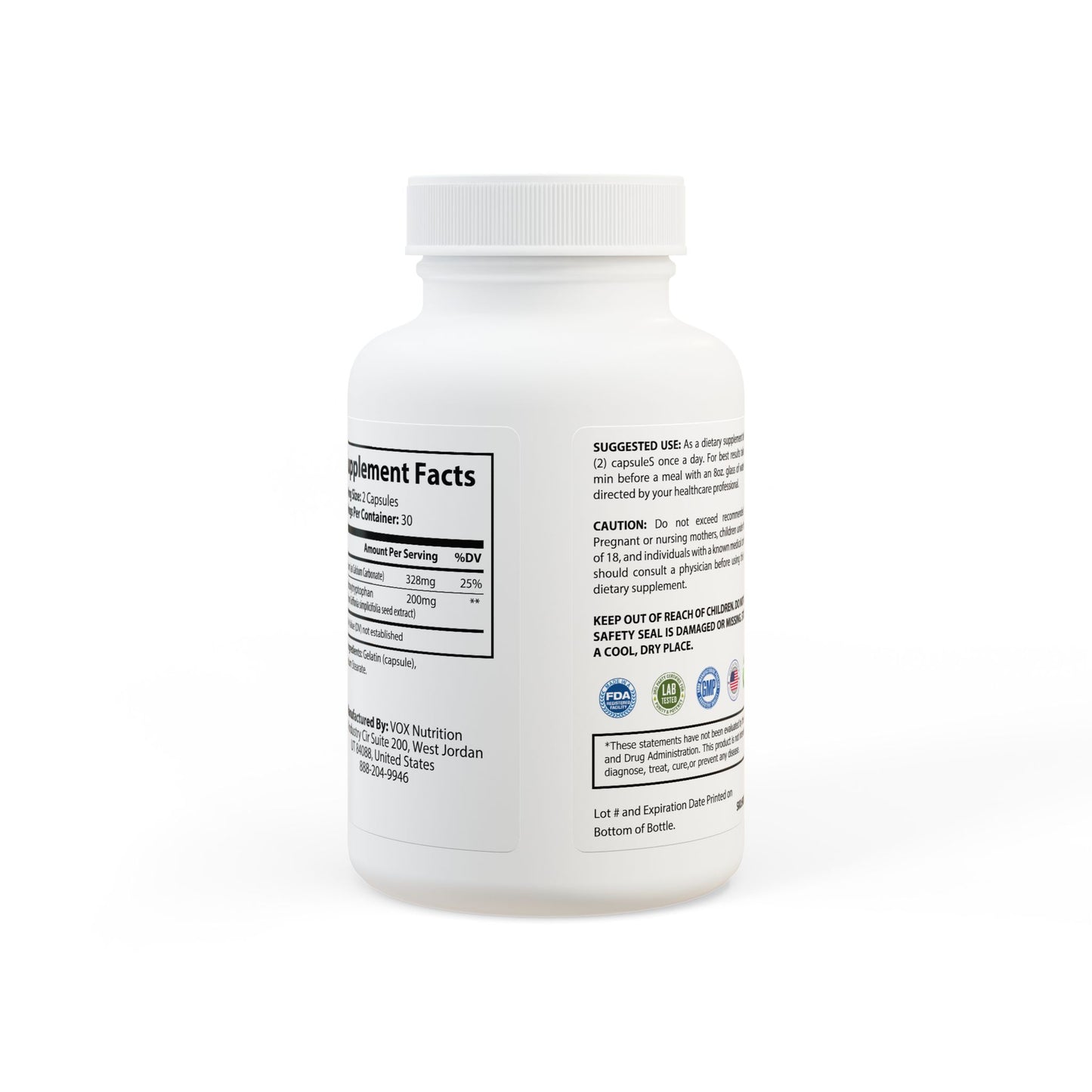 "X Gon Give It To YA" - 5-HTP Supplement (60 Capsules) - By: Really RIL Music