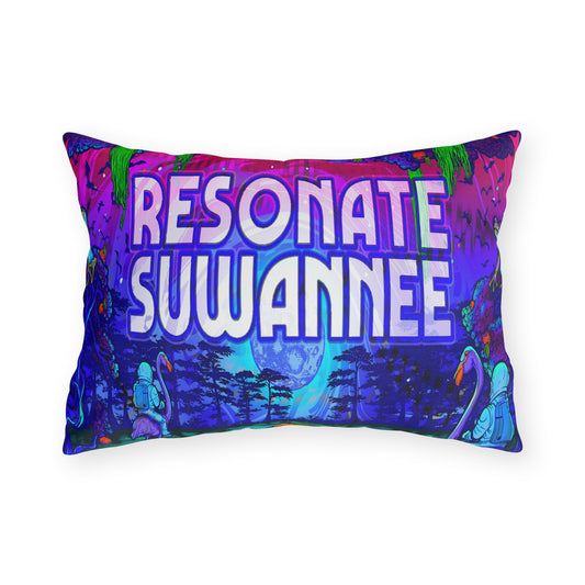 Vibrant SwampLife- Outdoor Pillow