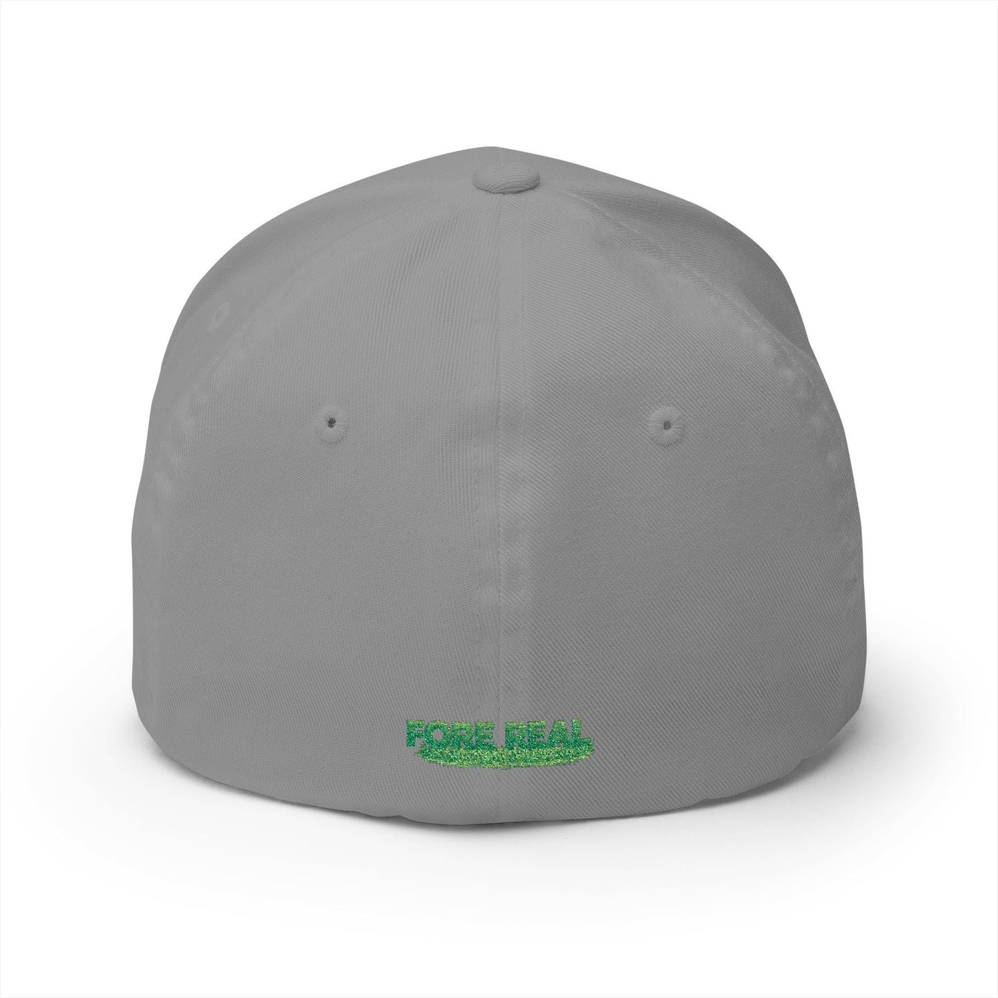 SwampLife Golf Embroidered Cap — 'Fore Real' Fitted Hat