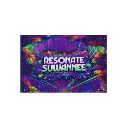 Vibrant Festival Outdoor Rug - Psychedelic Camping Mat