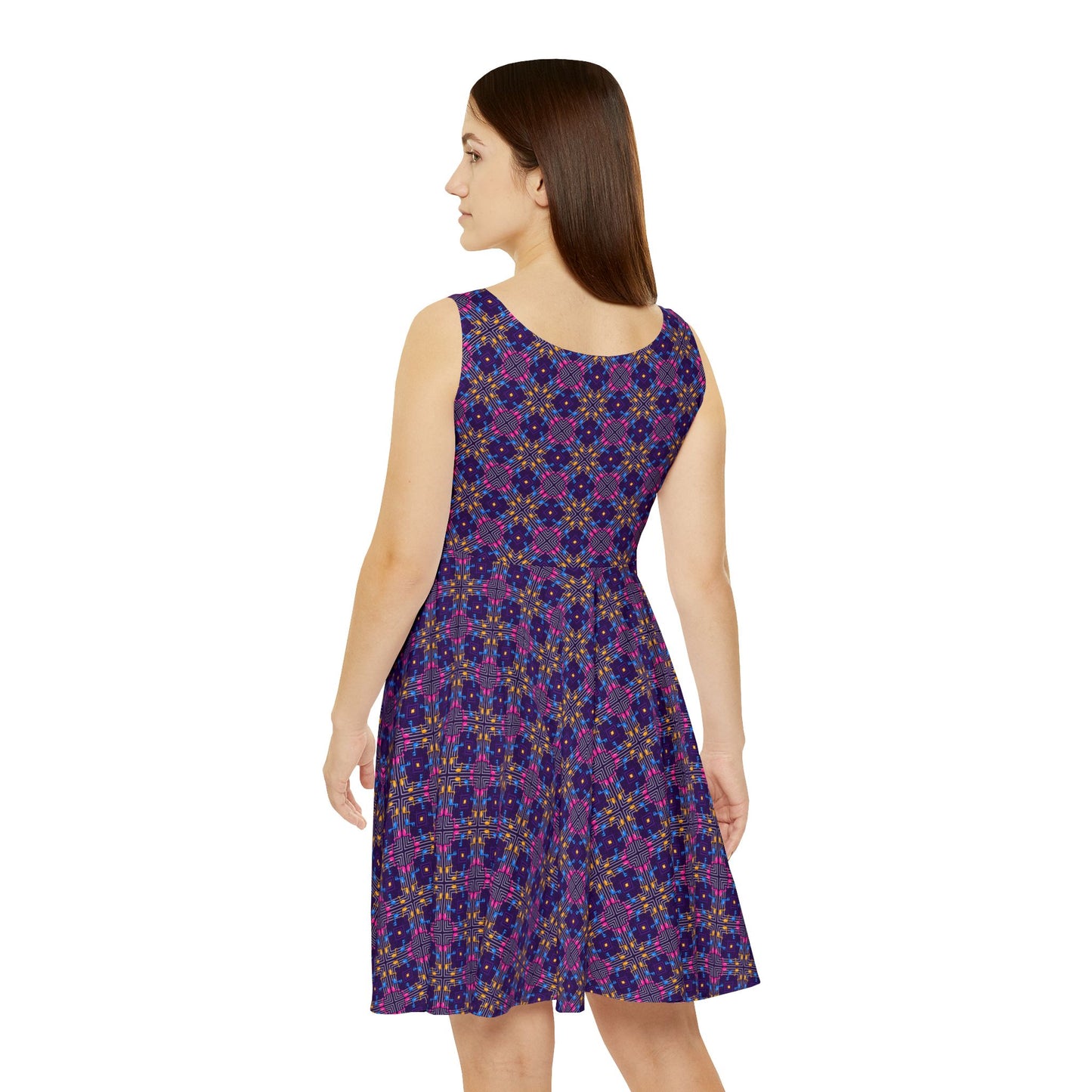 Purple Music Kaleidoscope Dress