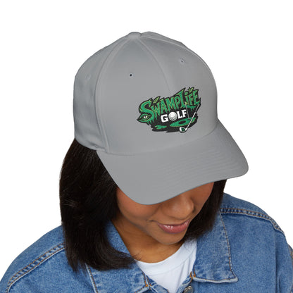 SwampLife Golf Embroidered Cap — 'Fore Real' Fitted Hat