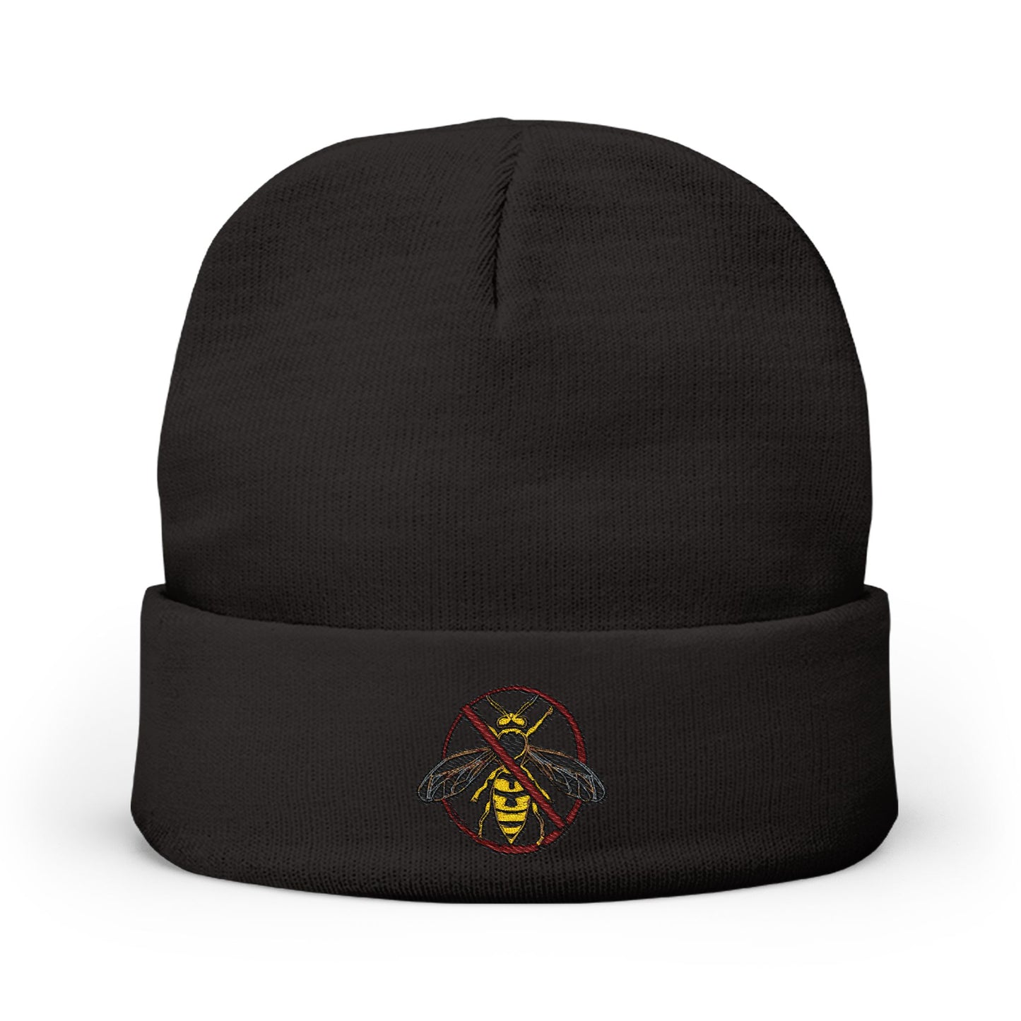 Embroidered "Bee Killa" Knit Beanie