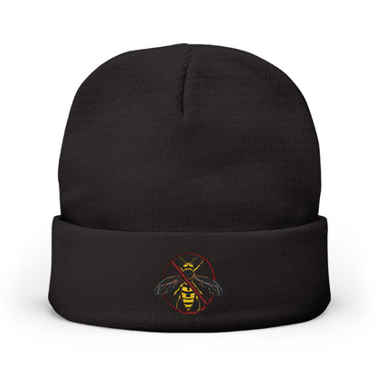 Embroidered "Bee Killa" Knit Beanie