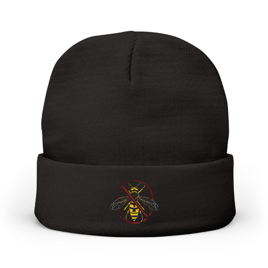 Embroidered "Bee Killa" Knit Beanie