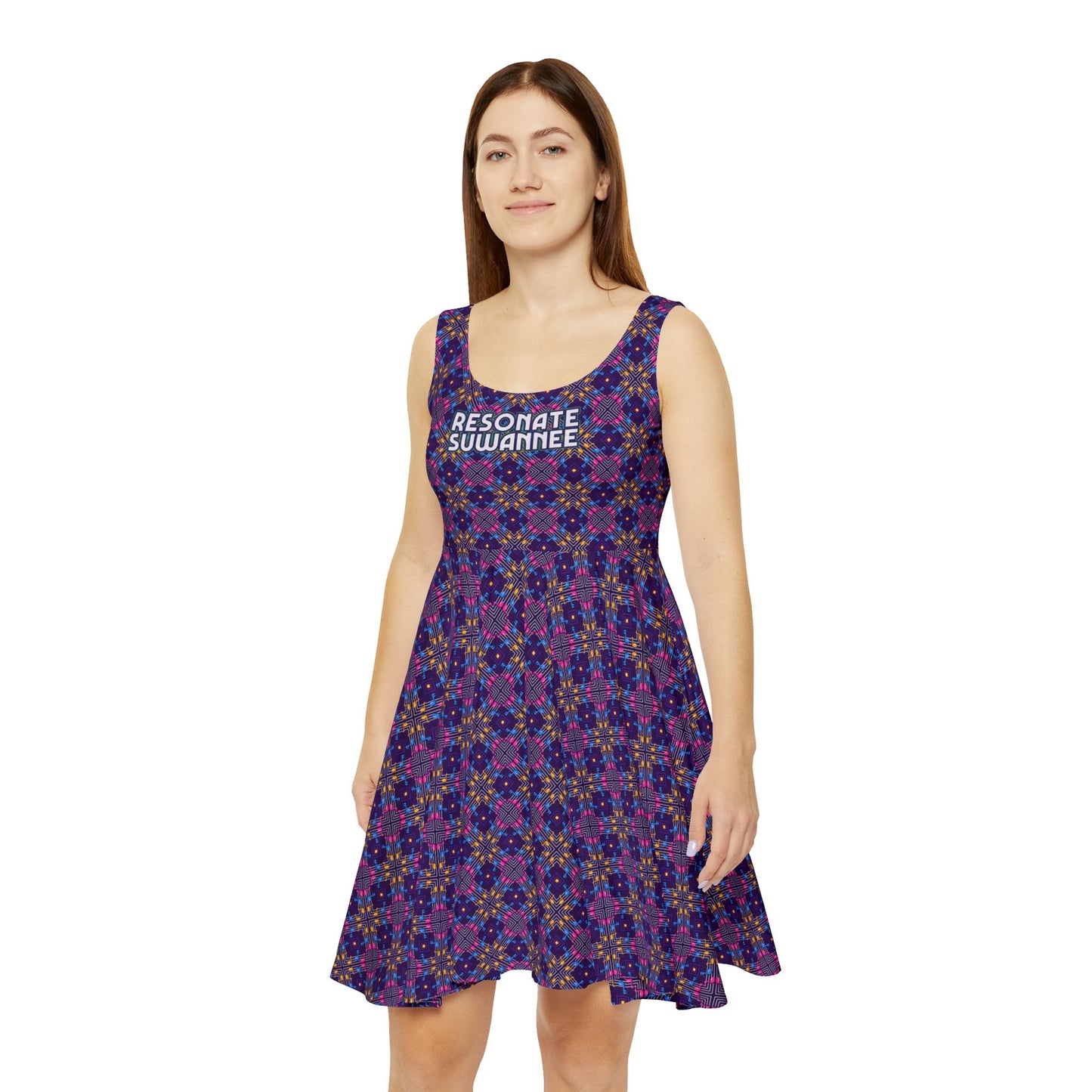 Purple Music Kaleidoscope Dress