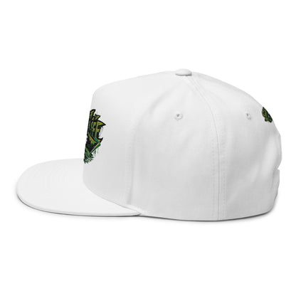 SwampLife Golf - GATOR Edition Embroidered Flat Bill Cap