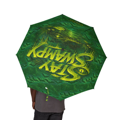 SwampLife: Golf - "Stay Swampy" Foldable Umbrella