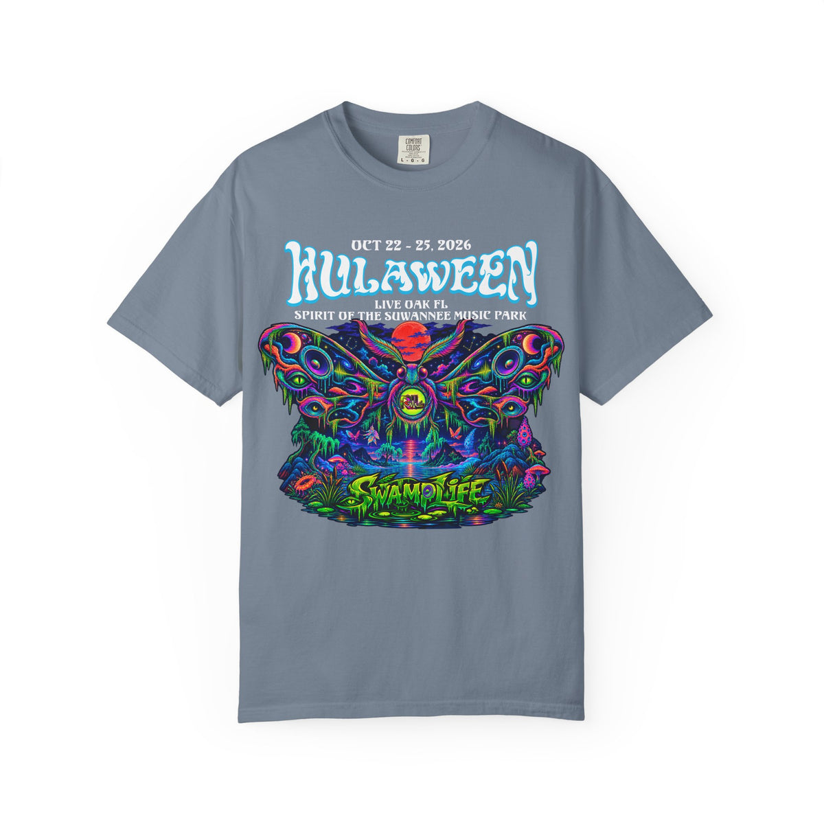 Hulaween Swamplife Moth Graphic T-Shirt