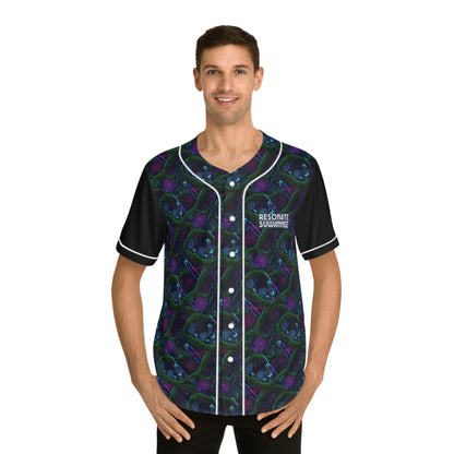Swamp Bass Patterned Baseball Jersey
