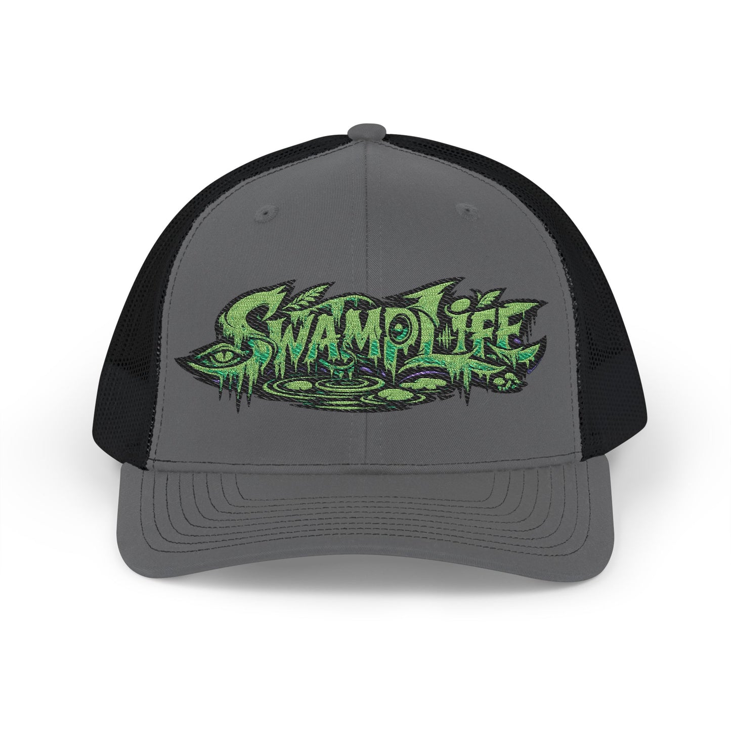 Swamp Life Embroidered Trucker SnapBack