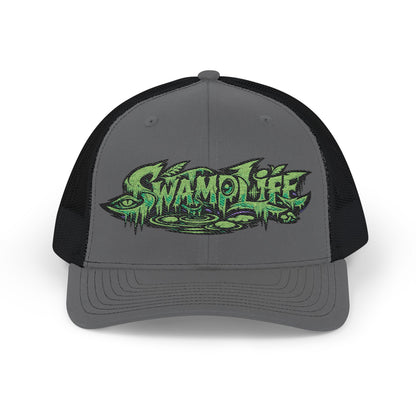Swamp Life Embroidered Trucker SnapBack