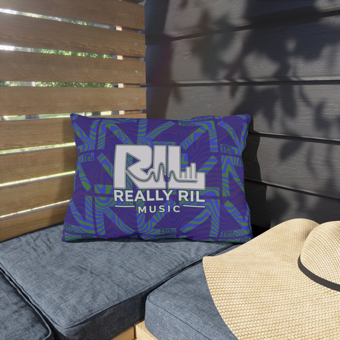 Really Ril Music Outdoor Pillow
