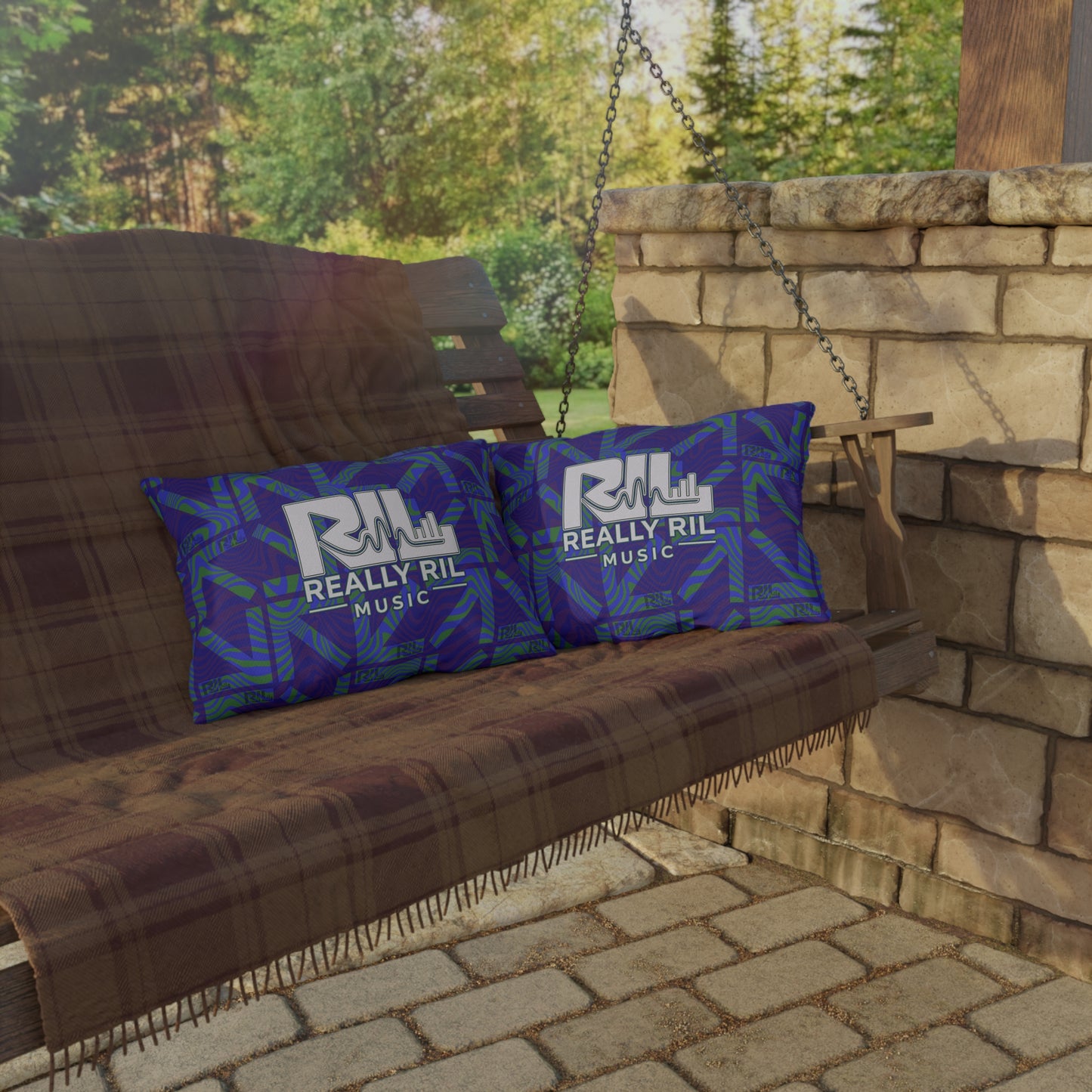 Really Ril Music Outdoor Pillow
