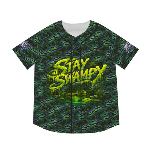 SwampLife Stay Swampy Men’s Retro Swamp Vibe Baseball Jersey
