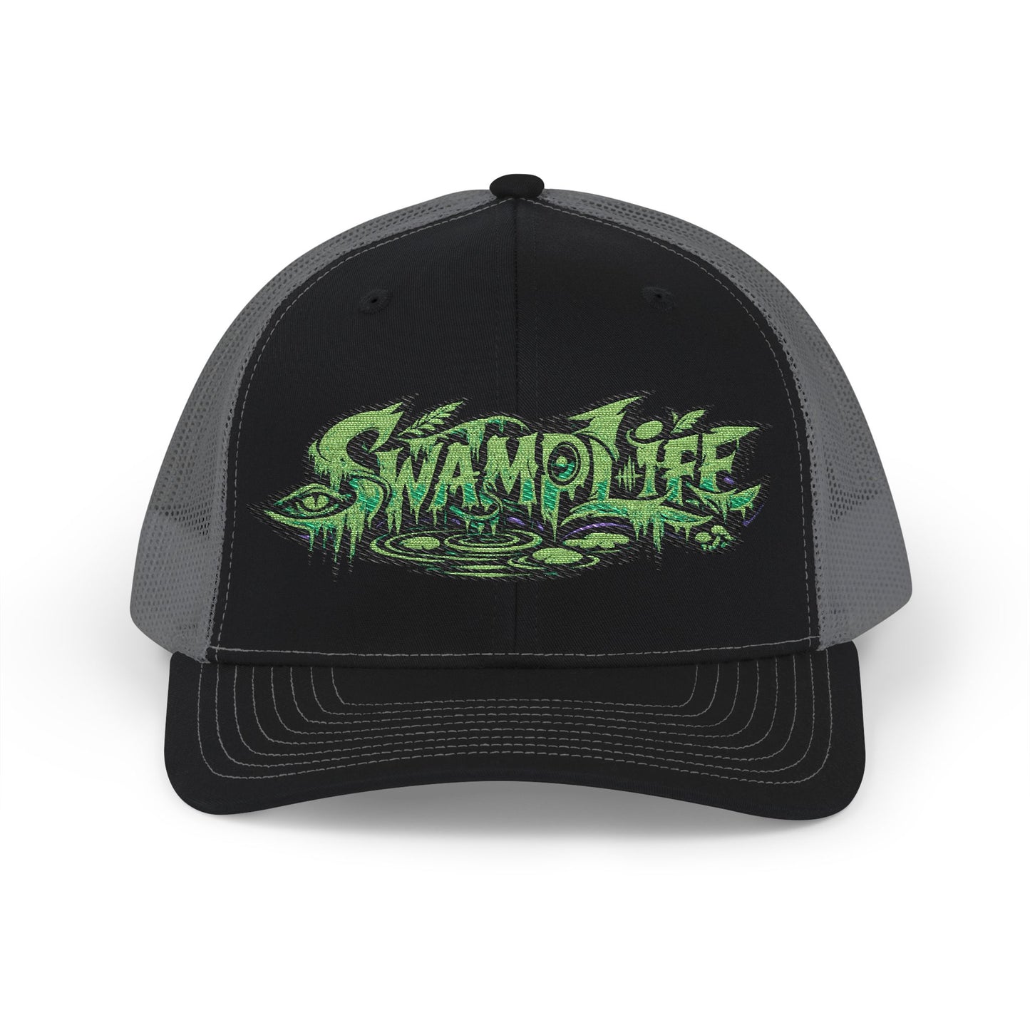 Swamp Life Embroidered Trucker SnapBack