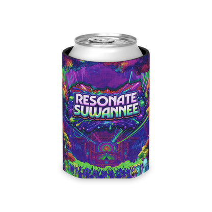 Vibrant Neon Festival Drink Koozie