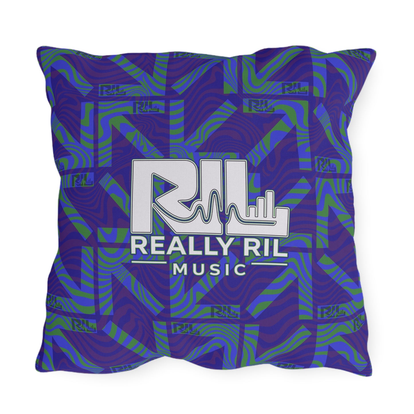 Really Ril Music Outdoor Pillow
