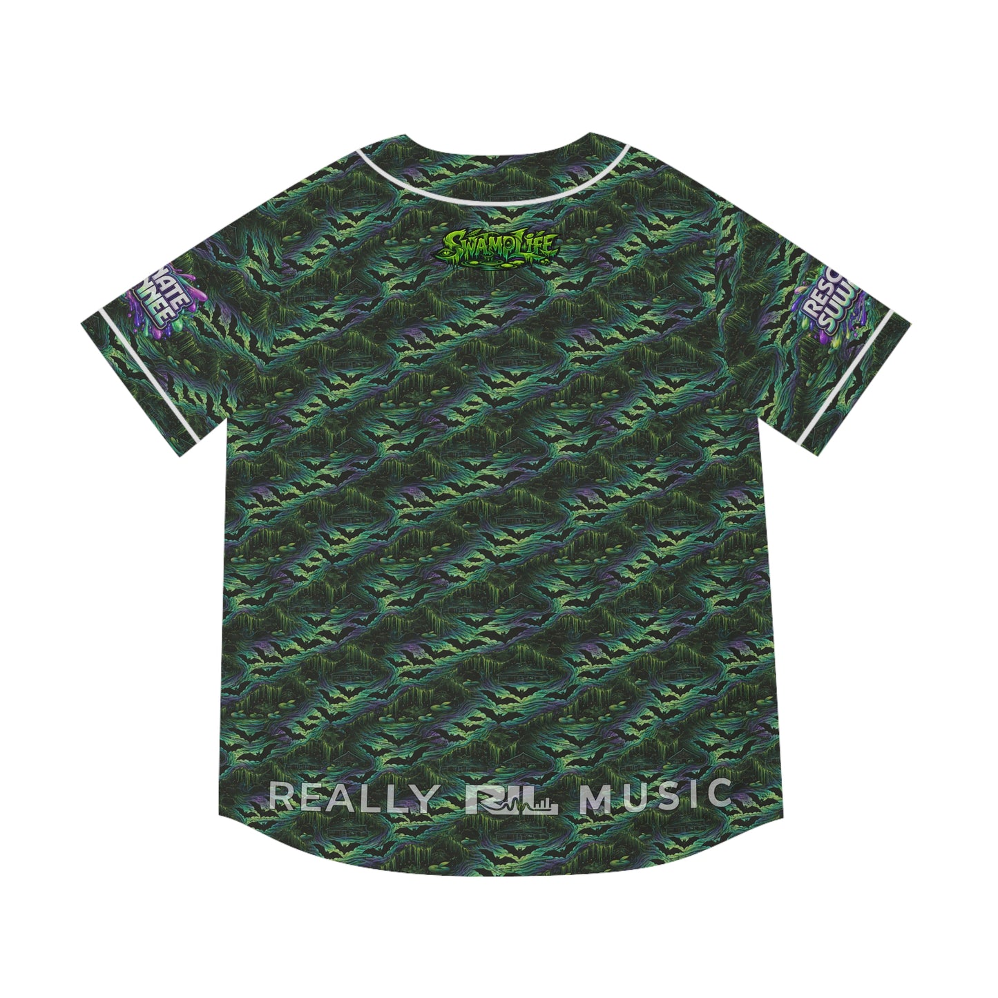 SwampLife Stay Swampy Men’s Retro Swamp Vibe Baseball Jersey